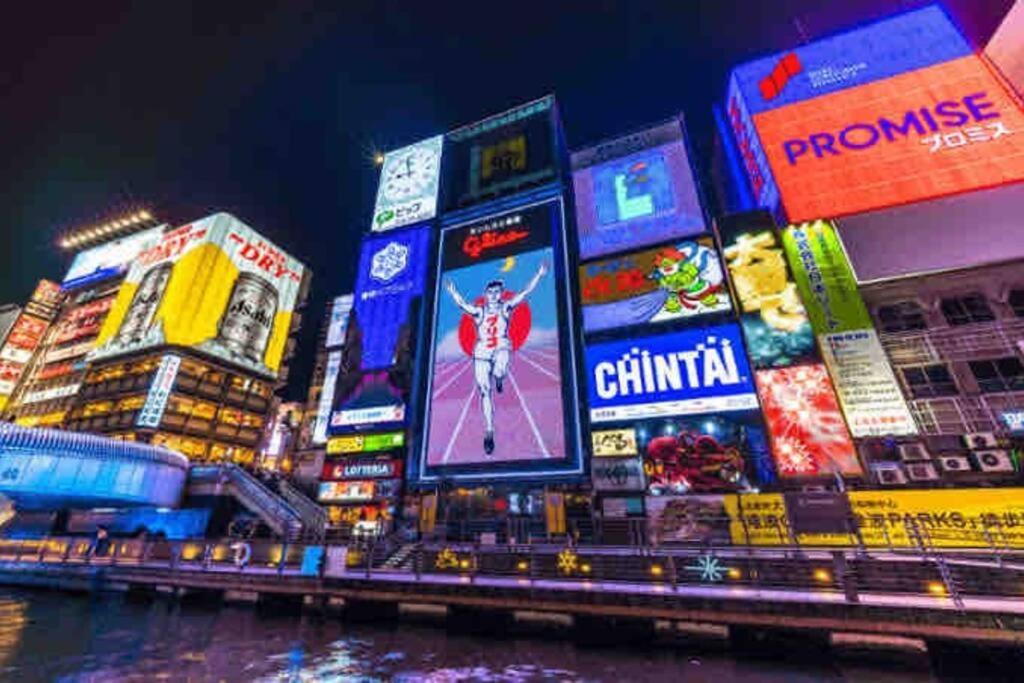 ー 8Greige ー 2Min Dotonbori Namba Kuromon Osaka Usj Wifi Unlimited Apartment Ngoại thất bức ảnh